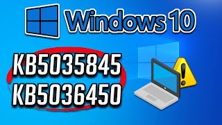 Fix Update KB5036450KB5035845 Not Installing In Windows 10 Version 22H221H2 [upl. by Nomael8]