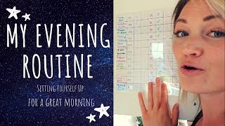 Set up for an EASY MORNING  My Flylady EVENING ROUTINE [upl. by Cyna]