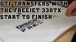 DTF Start to Finish on the Freejet 330TX DTG Printer [upl. by Alimaj]