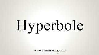 How To Pronounce Hyperbole [upl. by Amhser757]