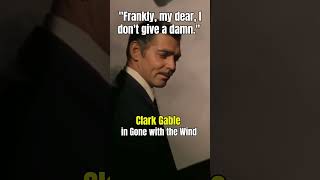 Gone with the Wind quotFrankly my dear I dont give a damnquot  shorts  clarkgable  tomhanks [upl. by Possing929]