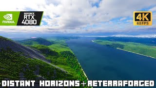 New Minecraft River is Beyond Belief  Exploring with Distant Horizons  ReTerraForged [upl. by Ardell]