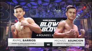 Ramil Barrios vs Michael Asuncion  Manny Pacquiao presents Blow by Blow  Full Fight [upl. by Bullivant434]