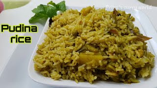 Pudina rice recipe  mint rice [upl. by Cima]