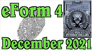 ATF Introducing eForm 4 w Electronic Fingerprints in December 2021 [upl. by Horwitz180]