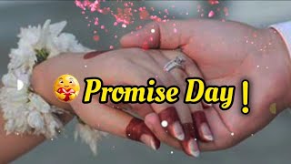 Promise Day Status2023🤝Promise Day Shayari Status 2023😍 Happy Promise Day WhatsApp Status [upl. by Asirehc656]