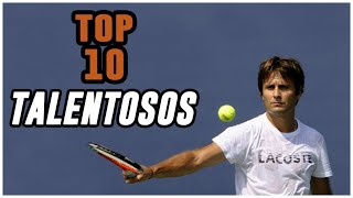 Top 10 Jugadores más Talentosos de Tenis  Most Talented Tennis Players [upl. by Calmas]