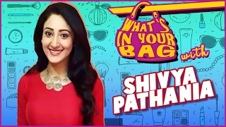 Shivya Pathania aka Sanchis Handbag SECRET REVEALED  Whats In Your Bag [upl. by Kcirrej392]