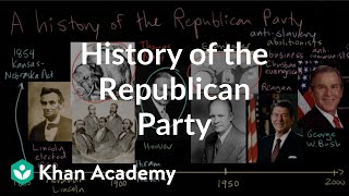 History of the Republican Party  American civics  US government and civics  Khan Academy [upl. by Winchell]