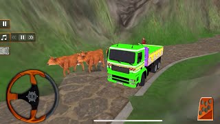 Realistic Truck Simulator Gameplay  hill truck simulator [upl. by Ynnavoig]