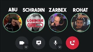 CRAZY Discord CALL mit Zarbex Schradin Abu und Rohat [upl. by Elagiba]