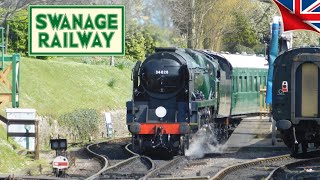 Swanage Railway 2024 STEAM TRAINS [upl. by Thay390]