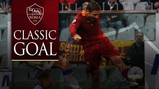 Classic Goal Totti v Sampdoria [upl. by Gerdi204]