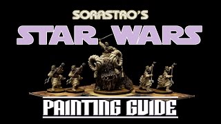 Star Wars Imperial Assault Painting Guide Ep24 Bantha amp Tusken Raiders [upl. by Eidnarb]