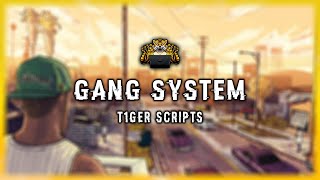 FiveM Gang System ESXQB  T1GER [upl. by Haiel]