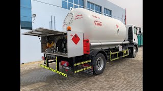 Isisan Engineering  LPG Bobtail Truck with Pump and Metering System [upl. by Volding]