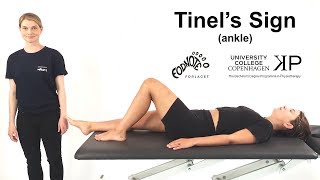 Ankle  Tinels Sign [upl. by Tedman282]