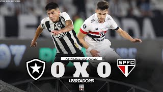 BOTAFOGO 0x0 SPFC  LIBERTADORES É ISSO [upl. by Uase]