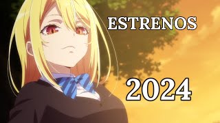 ESTRENOS ANIME 2024 [upl. by Relyhcs]