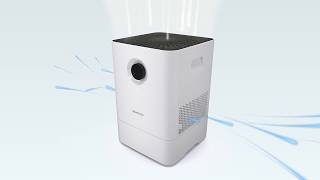 BONECO AIR WASHER W200 luchtbevochtiger  luchtreiniger  Productvideo Vandenborrebe [upl. by Vaclava]