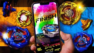 RARE BEYS 100000 Points Beyblade X App CHALLENGE [upl. by Llarret224]