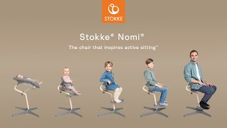 Stokke Nomi 成長椅｜在家中各角落貼心相伴 [upl. by Wulfe]