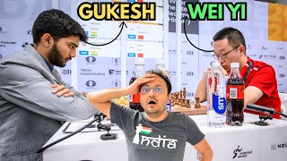 Gukeshs greatest chess endgame ever  Gukesh vs Wei Yi  India vs China [upl. by Isyak]