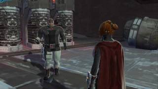 Funny flirt scene in Swtor [upl. by Eimoan]