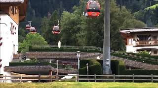 Kitzbühel Streif Hahnenkamm Bergbahn [upl. by Ahsilat709]