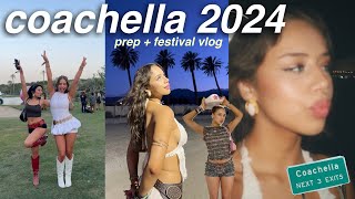 COME WITH ME TO COACHELLA 2024 VLOG  prepping for the festival in LA  EPIC coachella weekend [upl. by Alleahcim]