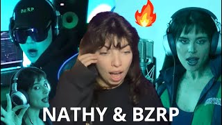 WHAT A FLOW  NATHY PELUSO  BZRP Music Sessions 36  REACTION [upl. by Araj]