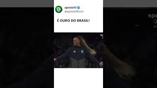 REBECA ANDRADE É OURO Impossivel não se emocionarrebeca ouro olimpiadas [upl. by Munshi972]