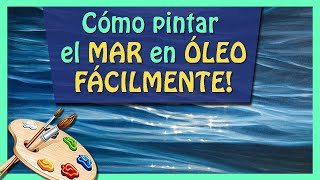 🌊CÓMO PINTAR EL MAR OLEAJE EN ÓLEO PASO A PASO MUY FÁCIL🌊2023 [upl. by Enileuqcaj]