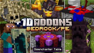 Top 10 MEJORES ADDONS Para MINECRAFT 120 BedrockPE ADDONS PARA MINECRAFT BEDROCK 12080 [upl. by Ettenaej179]