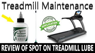 Review of Spot On Treadmill Lube 4K [upl. by Almita]