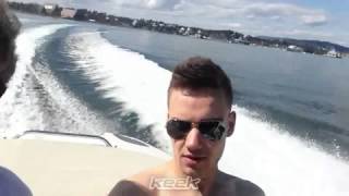 Liam Payne shirtless on a boat in Oslo Norway with Andy Samuels [upl. by Carla]