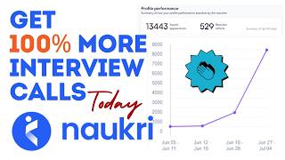 Get 100 more Interview calls from Naukri Portal  Boost your Naukri Profile Optimize Naukri Search [upl. by Atterual54]