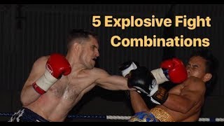 Damien Trainor 5 Explosive Fight Combinations [upl. by Phia15]