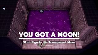 Sand Kingdom Moon 55 Skull Sign in the Transparent Maze  Super Mario Odyssey [upl. by Haeel]