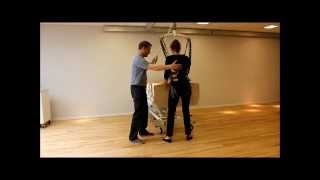 Guldmann Ceiling Hoist Rehab  Standing Exercise [upl. by Ier]