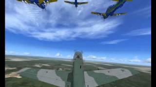 Esquadrilha da Fumaça Virtual FSX Implantação do A 29 Super Tucano [upl. by Clyde]