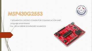 Practica 2  7 Segmentos cátodo común usando módulo UART [upl. by Krystin712]