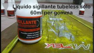 Sigillante Tubeless Schiumoso Antiforatura Actifoam  STOP ALLE FORATURE [upl. by Ynnus]