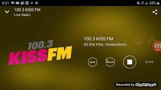 WMKS 1003 Kiss FM High Point NC TOTH ID August 4 2019 [upl. by Eyaf]