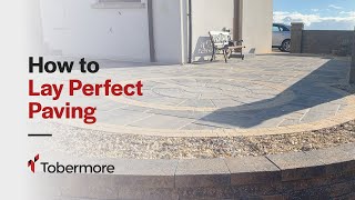 How to Lay perfect Paving  Tobermore amp Skillbuilder [upl. by Ennirok]