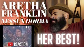 ARETHA FRANKLIN  NESSUN DORMA GRAMMYS  REACTION [upl. by Jasun]