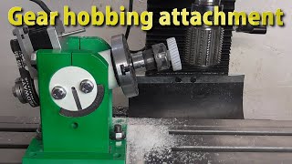 DIY gear hobbing attachment for milling machine part 1 [upl. by Haroppiz169]