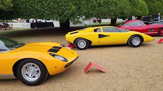 Lamborghini Miura SV and Lamborghini Countach LP400 Periscopio [upl. by Ynohtnacram]