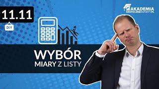 1111Wybór miary z listy  ćwiczenie samodzielne Kurs Tabele przestawne Excel [upl. by Artimed]