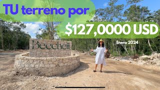 🤠Terrenos en HOLISTIKA Tulum listos para ESCRITURAR 2024 Lotes residenciales para casa BEECHEI [upl. by Maletta406]